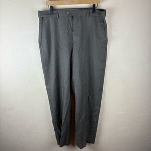 NWT Croft & Barrow Brown Classic Fit Flat Front Dress Pants Trousers Men 36 x 30